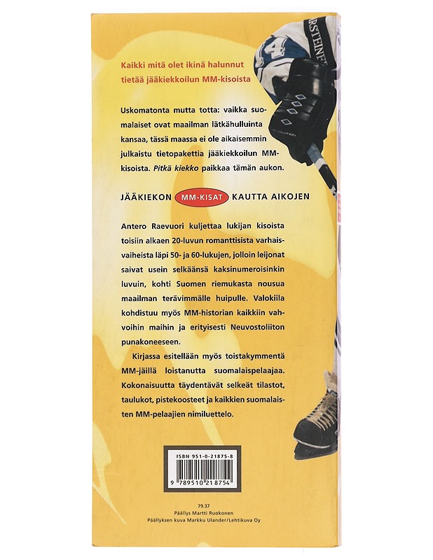 Pitkä kiekko - Antero Raevuori - Historiakirjat - 10105394375 - 1