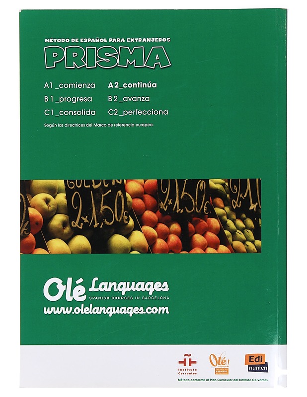 Prisma: método de español para extranjeros. Continúa (nivel A2), Prisma del alumno - Tietokirjat ja oppaat - 10105394388 - 1