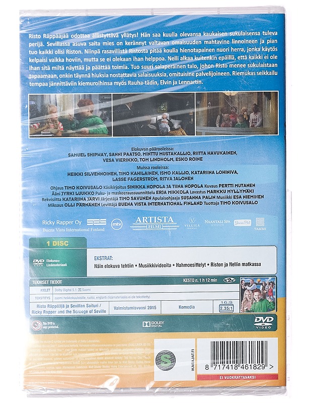 Risto Räppääjä Ja Sevillan Saituri -DVD - DVD-elokuvat - 10105394401 - 1