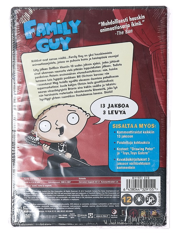 Family Guy: 5. Tuotantokausi - DVD - DVD-elokuvat - 10105394417 - 1