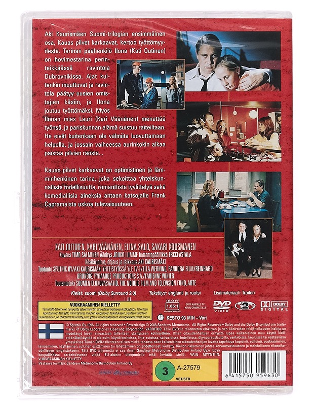Kauas Pilvet Karkaavat - DVD - DVD-elokuvat - 10105394420 - 1