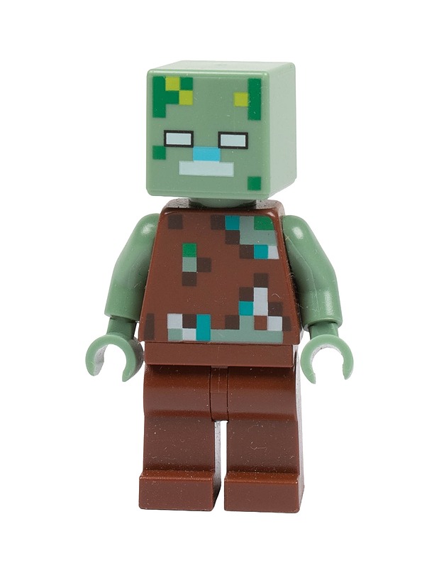 LEGO Minecraft: Drowned Zombie minifiguuri - Lasten lelut - 10105394465 - 0