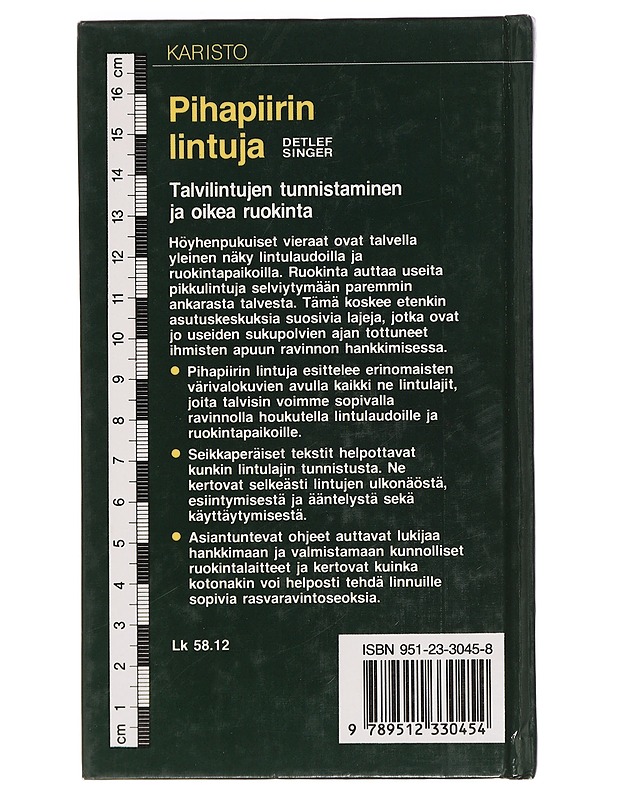 Pihapiirin lintuja : talvilintujen tunnistaminen ja oikea ruokinta - Singer, Detlef - Tietokirjat ja oppaat - 10105394486 - 1