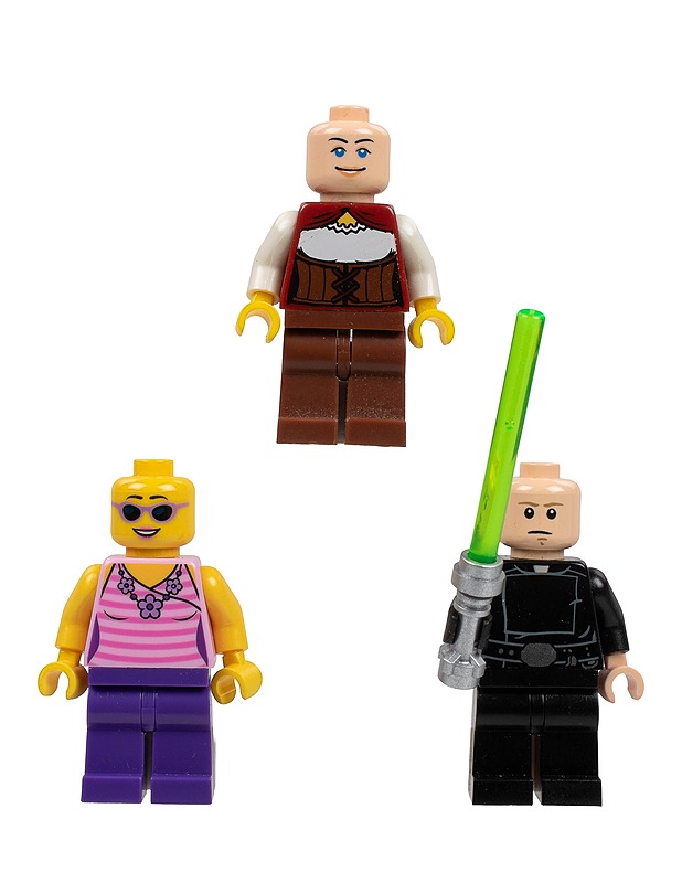 LEGO minifiguuri, 3 kpl - Lasten lelut - 10105394506 - 0