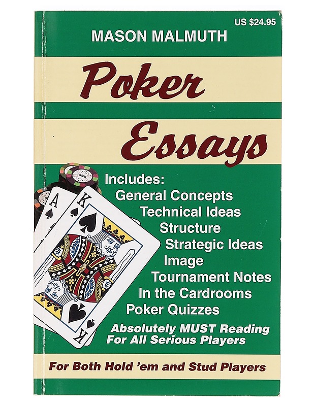 Poker Essays - Malmuth, Mason - Tietokirjat ja oppaat - 10105394513 - 0