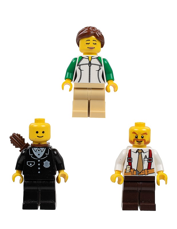 LEGO minifiguuri, 3 kpl - Lasten lelut - 10105394516 - 0