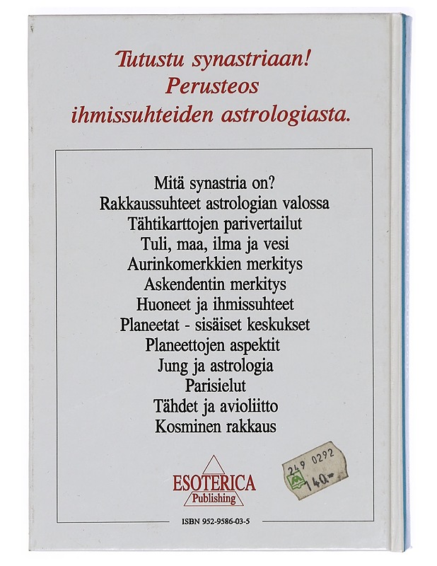 Synastria : ihmissuhteiden astrologia - Raimo A. Nikula - Tietokirjat ja oppaat - 10105394546 - 1