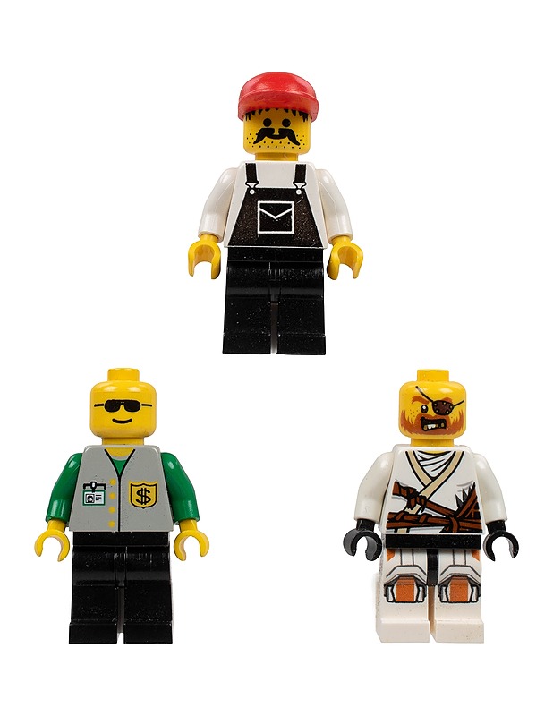 LEGO minifiguuri, 3 kpl - Lasten lelut - 10105394550 - 0