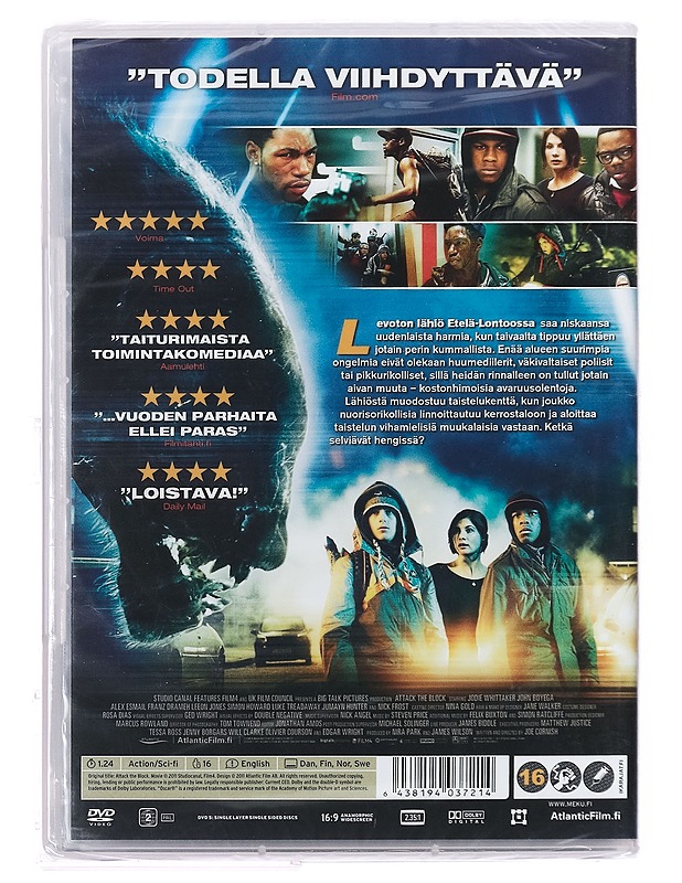Attack the Block Jengit vs Alienit - DVD - DVD-elokuvat - 10105394557 - 1