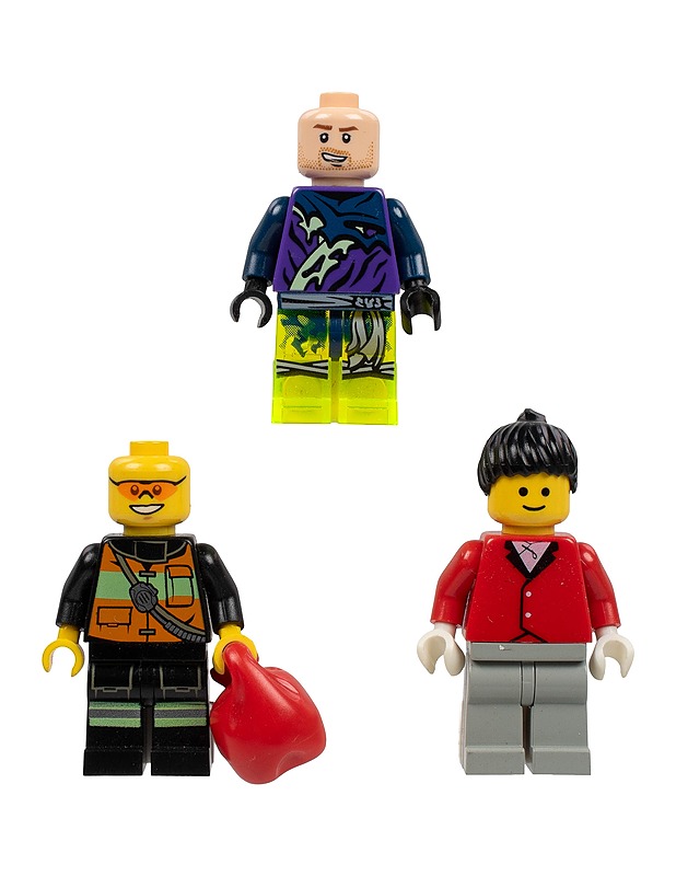 LEGO minifiguuri, 3 kpl - Lasten lelut - 10105394563 - 0