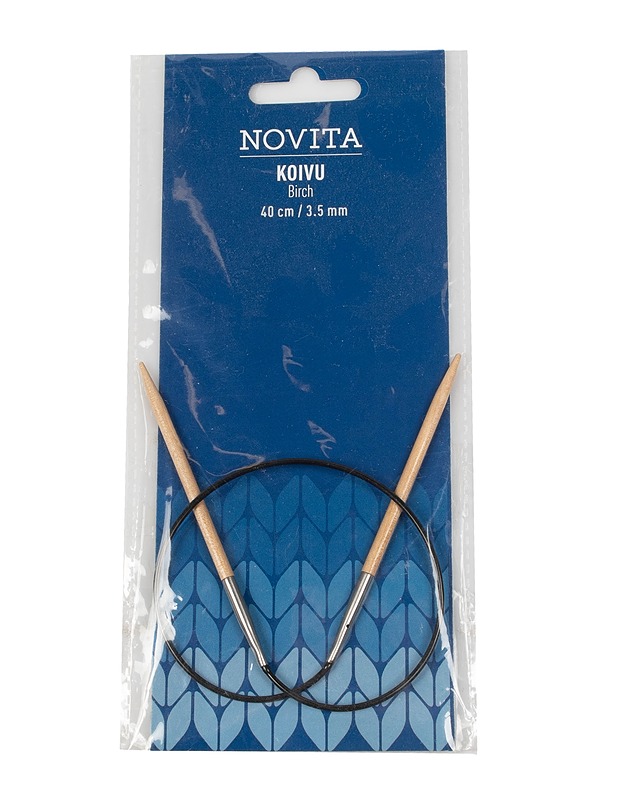 NOVITA Koivu pyöröpuikot, 3,5 mm - Käsityö - 10105394584 - 0