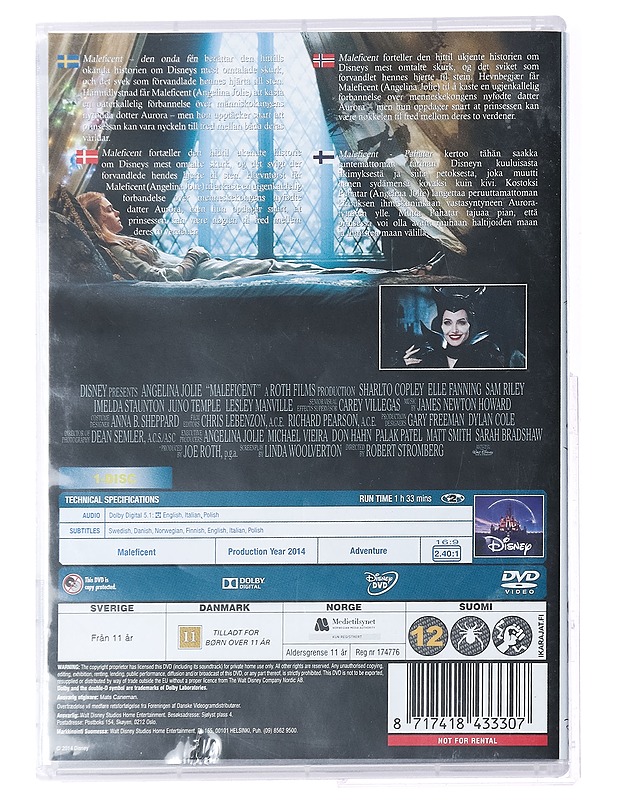 Maleficent - DVD - DVD-elokuvat - 10105394676 - 1