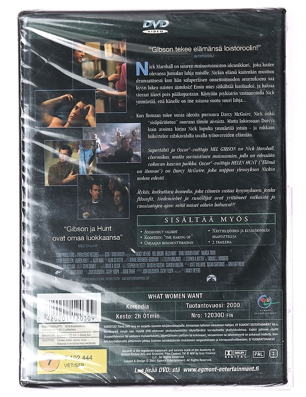 Mitä nainen Haluaa - DVD - DVD-elokuvat - 10105394709 - 1