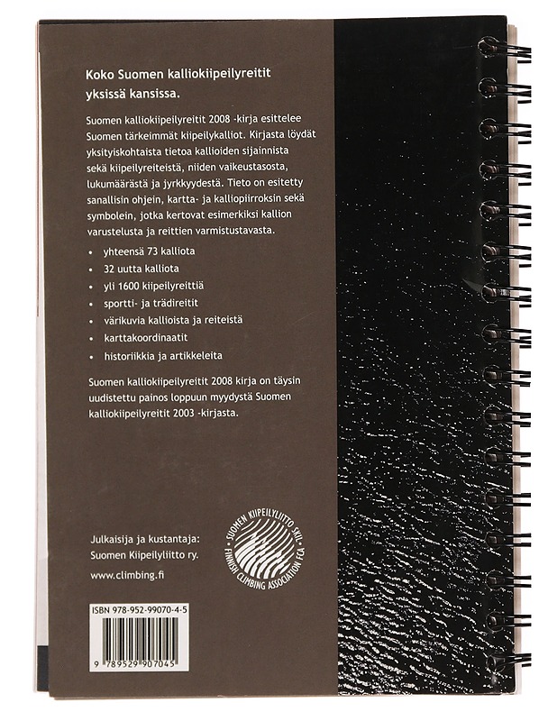 Suomen kalliokiipeilyreitit 2008 - Koski, Jari - Tietokirjat ja oppaat - 10105394765 - 1