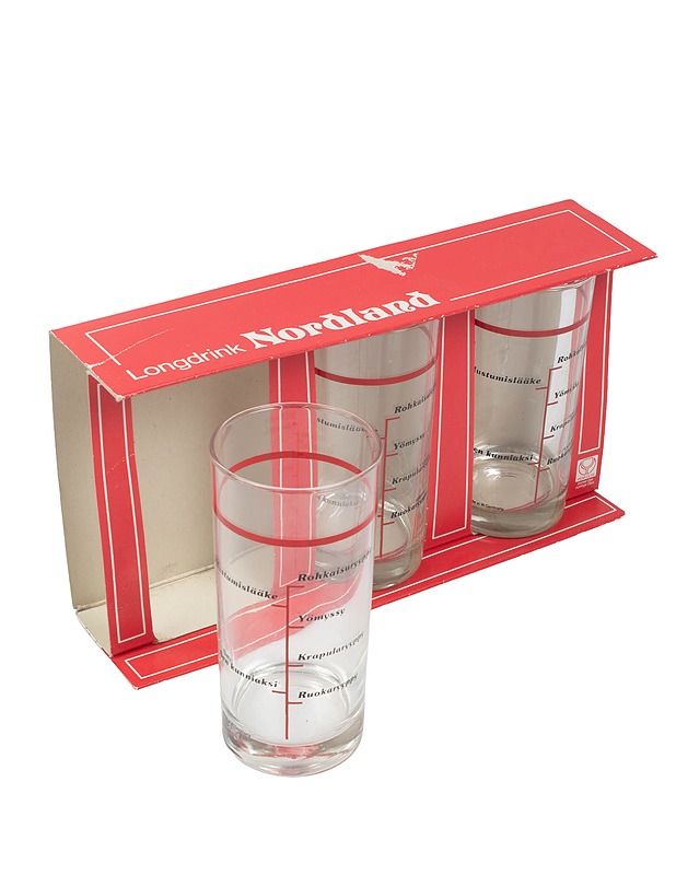 NORDLAND Longdrink lasisetti, 3 osaa - Lasit - 10105394773 - 0