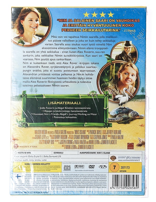 Nim ja salainen saari - DVD - DVD-elokuvat - 10105394778 - 1