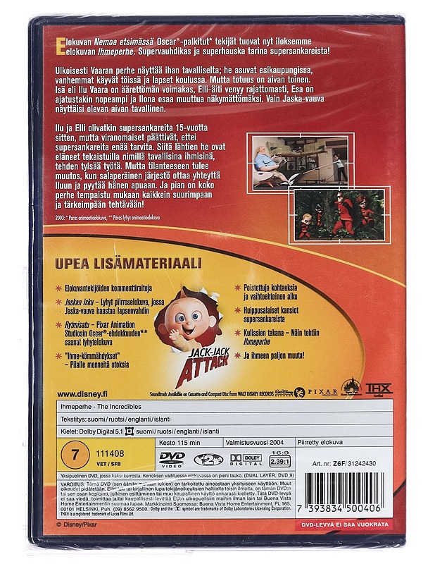 Ihmeperhe - DVD - DVD-elokuvat - 10105394798 - 1