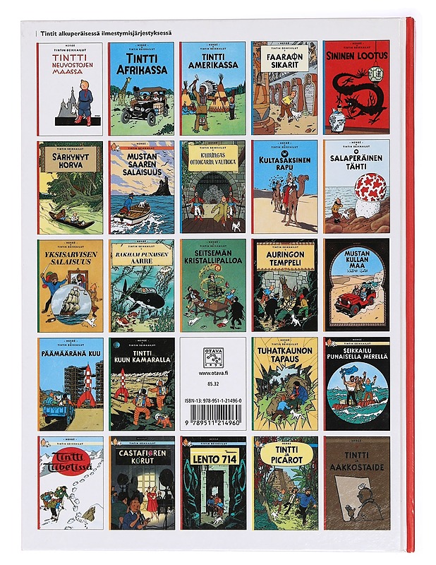 Kultasaksinen rapu - Hergé - Sarjakuvat - 10105394805 - 1