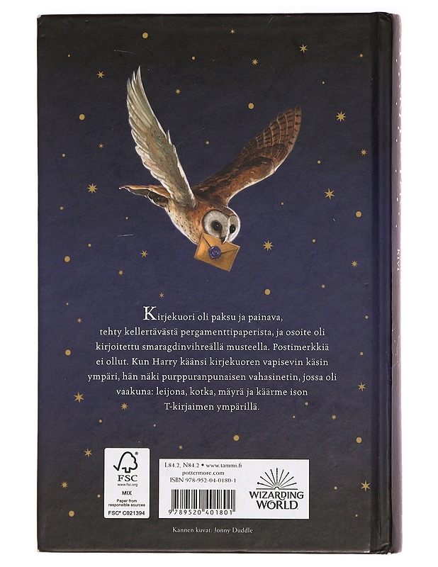 Harry Potter ja viisasten kivi - Rowling, J. K. - Fantasia- ja scifi - 10105394821 - 1