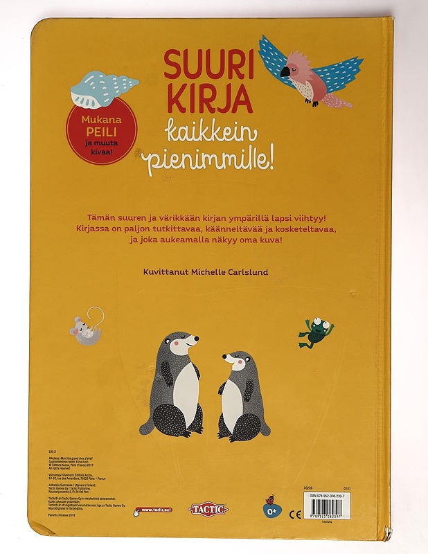 Pienten suuri leikkikirja : monenlaisia eläimiä! - Carlslund, Michelle - Lastenkirjat - 10105394832 - 1