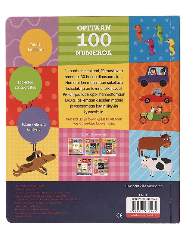 Opitaan 100 numeroa - Karabatzia, Villie - Lastenkirjat - 10105394852 - 1