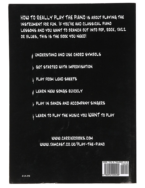 How to really play the piano - Bill Hilton - Musiikki- ja elokuvakirjat - 10105394858 - 1