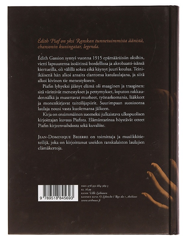 Édith Piaf : hymni rakkaudelle - Brierre, Jean-Dominique - Elämäkerrat ja muistelmat - 10105394863 - 1