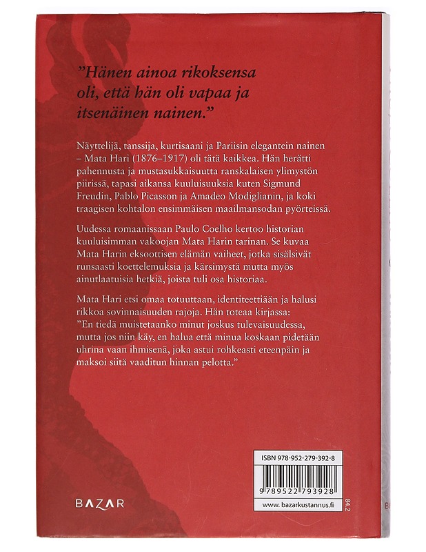 Vakooja - Coelho, Paulo - Romaanit ja novellit - 10105394870 - 1