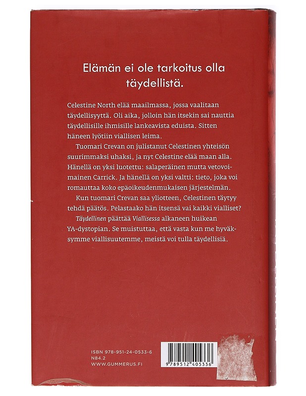 Täydellinen - Ahern, Cecelia - Fantasia- ja scifi - 10105394873 - 1