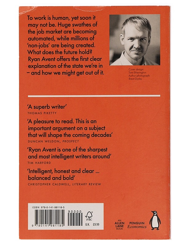 The wealth of humans : work and its absence in the twenty-first century - Ryan Avent - Tietokirjat - 10105394881 - 1