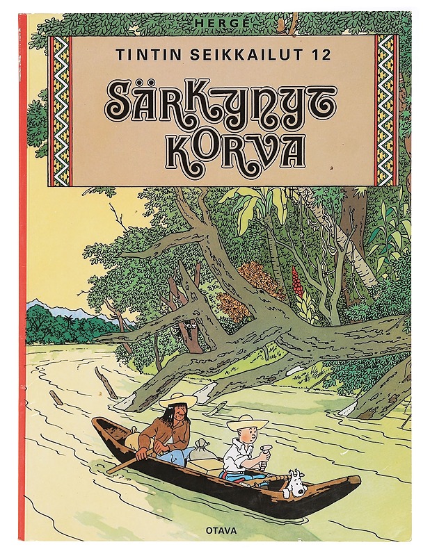 Särkynyt korva - Herge - Sarjakuvat - 10105394880 - 0