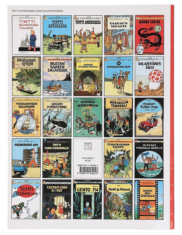 Särkynyt korva - Herge - Sarjakuvat - 10105394880 - 1