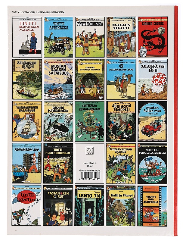 Kultasaksinen rapu - Hergé - Sarjakuvat - 10105394883 - 1