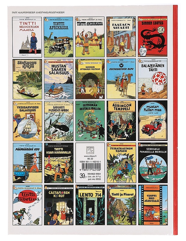 Auringon temppeli - Hergé - Sarjakuvat - 10105394884 - 1