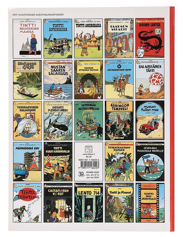 Seitsemän kristallipalloa - Hergé - Sarjakuvat - 10105394889 - 1