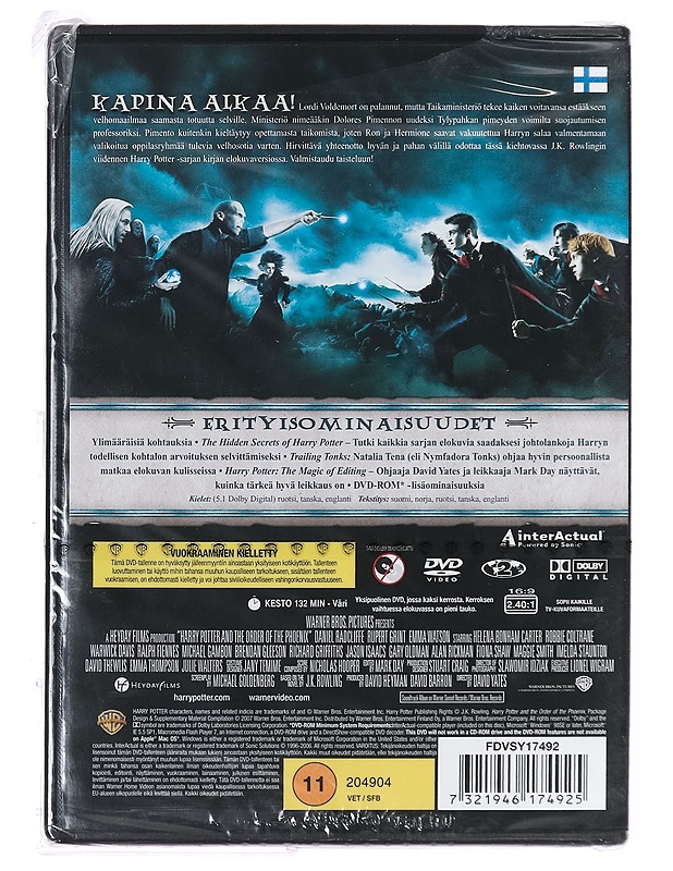 Harry Potter ja Feeniksin kilta - DVD - DVD-elokuvat - 10105394890 - 1
