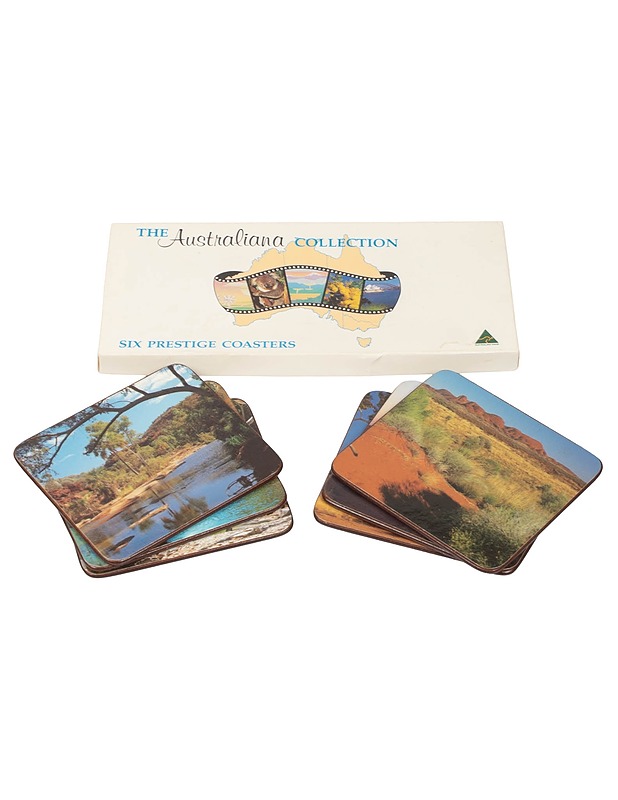 The Australian Collection - Six Prestige Coasters lasinalunen, 6 kpl - Muut astiat - 10105394895 - 0