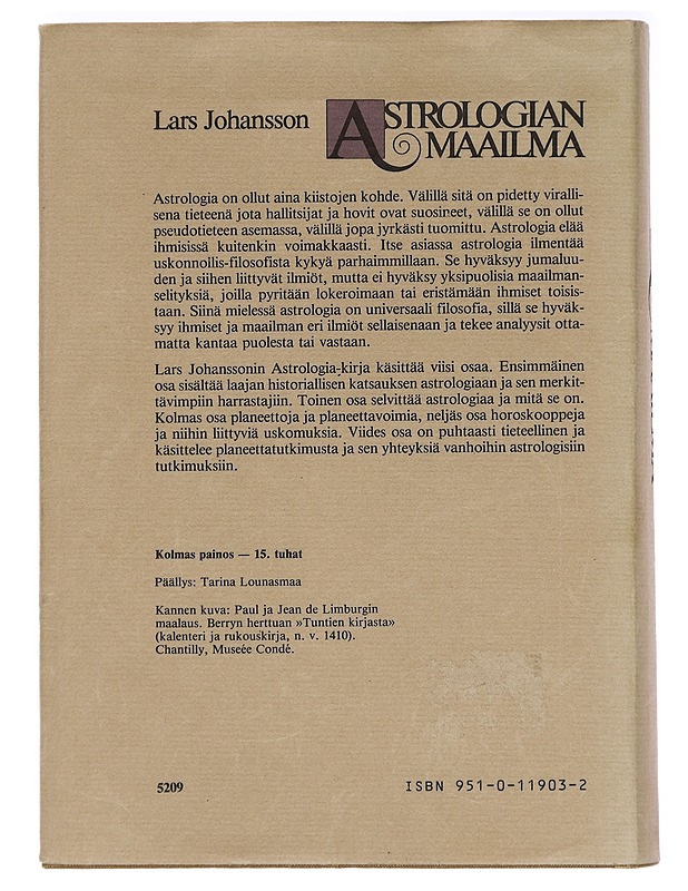 Astrologian maailma - Lars Johansson - Tietokirjat ja oppaat - 10105394904 - 1