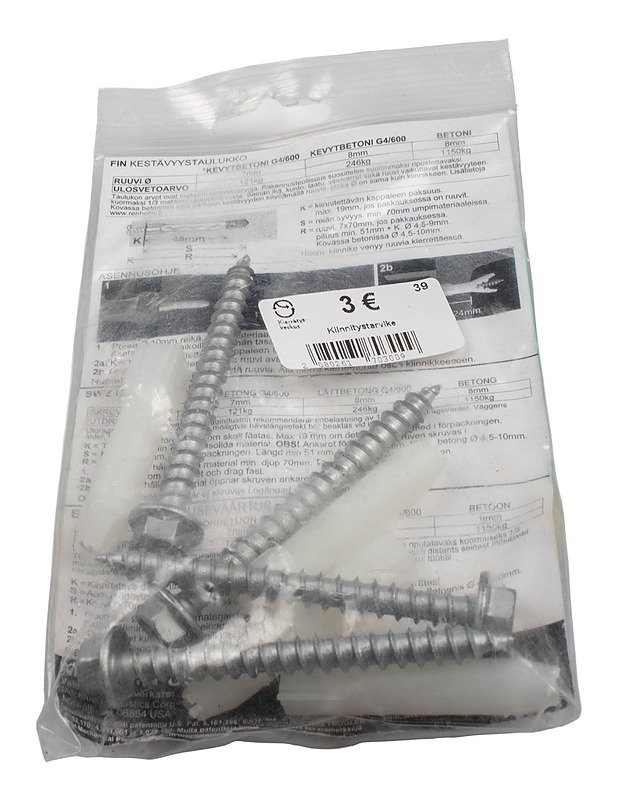 TOGGLER ALLIGATOR A10 ankkurit - Rakennustarvikkeet - 10105394916 - 1