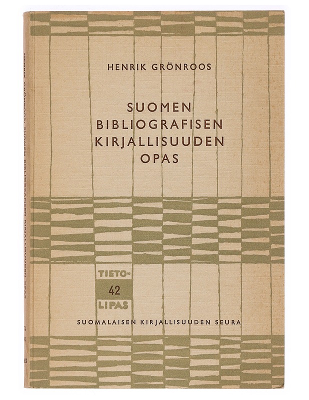 Suomen bibliografisen kirjallisuuden opas - Henrik Grönroos - Tietokirjat ja oppaat - 10105394918 - 0