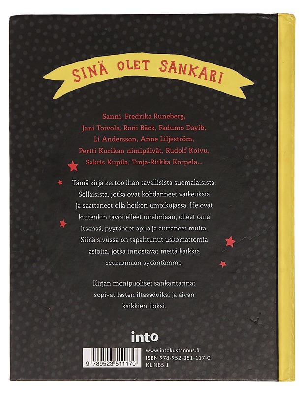 Sankaritarinoita (kaikille) - Anttonen, Taru - Nuorten kirjat - 10105394921 - 1