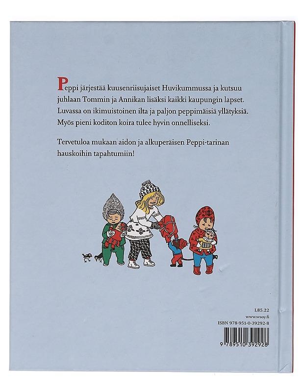 Peppi Pitkätossun joulukuusenriisujaiset - Lindgren, Astrid - Lastenkirjat - 10105394942 - 1