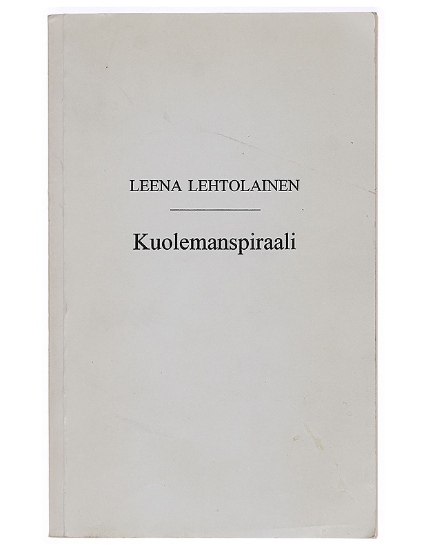 Kuolemanspiraali - Leena Lehtolainen - Jännitys ja dekkarit - 10105394970 - 0