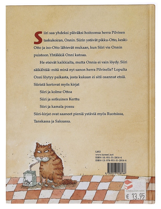 Siiri ja yläkerran Onni - Nopola, Tiina - Lastenkirjat - 10105395033 - 1