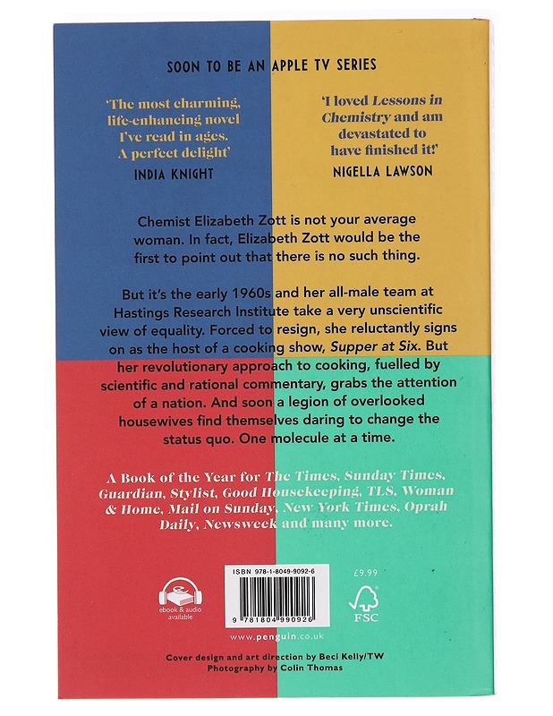 Lessons in chemistry - Bonnie Garmus - Romaanit ja novellit - 10105395078 - 1