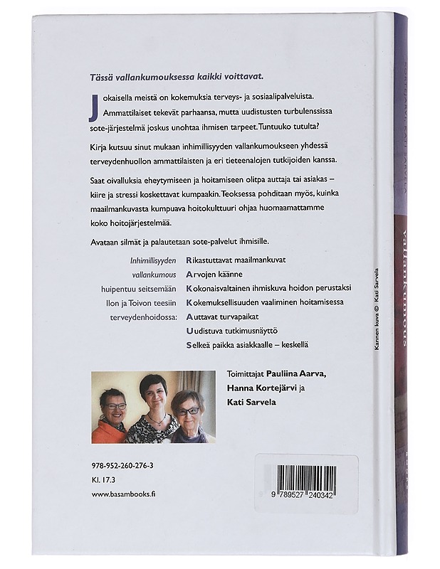 Inhimillisyyden vallankumous : iloa ja toivoa terveydenhoitoon - Aarva, Pauliina - Tietokirjat ja oppaat - 10105395080 - 1