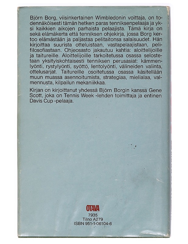 Elämäni ja otteluni - Borg, Björn - Elämäkerrat ja muistelmat - 10105395086 - 1