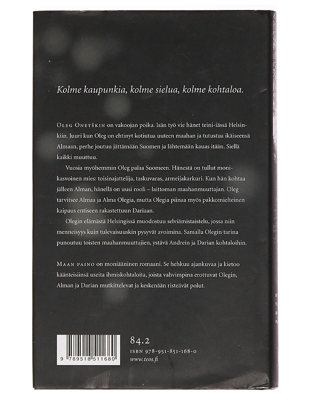 Maan paino - Mikko Viljanen - Romaanit ja novellit - 10105395103 - 1