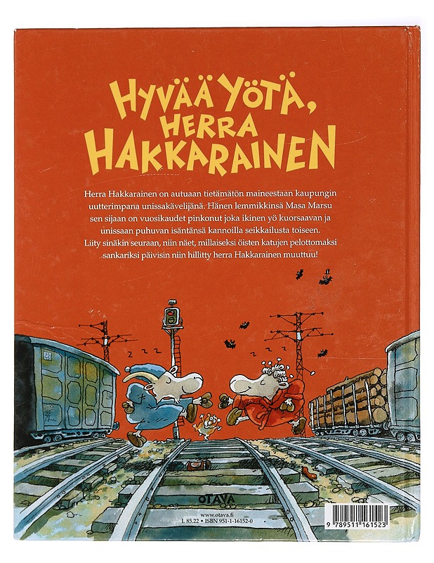 Hyvää yötä, herra Hakkarainen - Kunnas, Mauri - Lastenkirjat - 10105395115 - 1