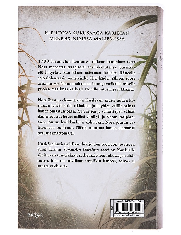 Tuhansien lähteiden saari - Lark, Sarah - Romaanit ja novellit - 10105395114 - 1